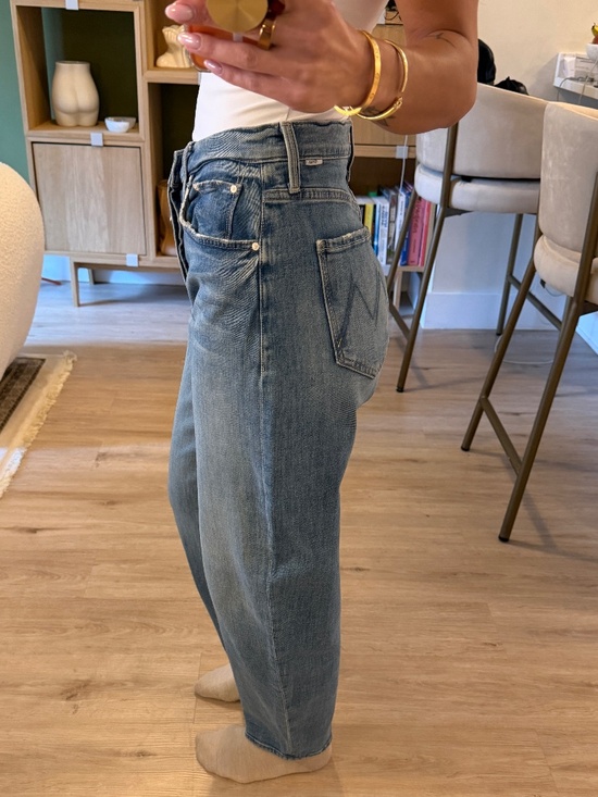 MOTHER The Curbside Ankle Jeans | Size 27 | Secret Siter Wash | Balloon Leg - Picture 3 of 8
